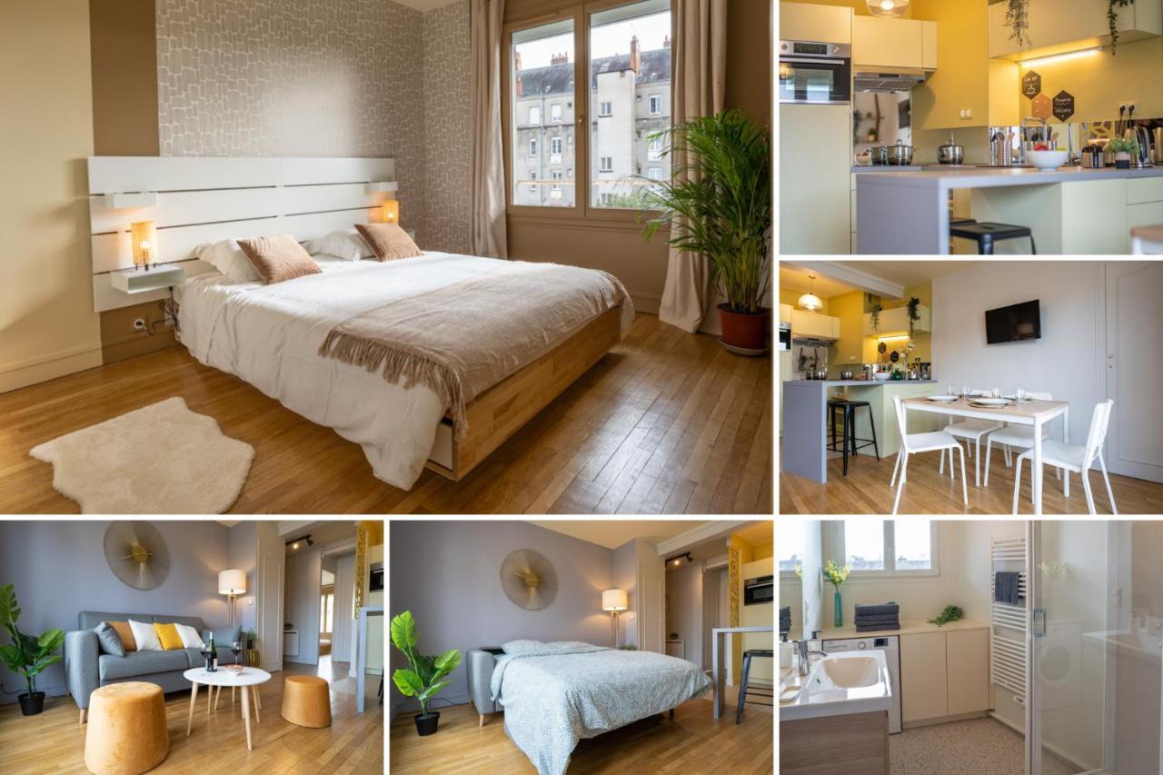 Tours Centre - Proche Gare - Parking Velo - Balcon - Arrivee Autonome Appartement Buitenkant foto